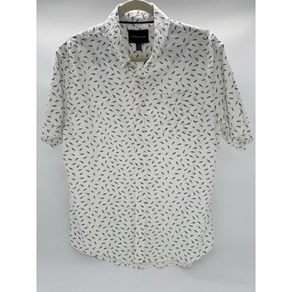 JACHS NY - Men’s Medium Oxford Golf Shirt - Picture 3 of 9